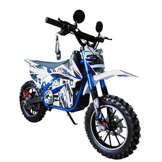 Електропітбайк Corso SE-557036 двигун 1000W, акумулятор 48V12Ah свинцево-кислотний, синій, колеса 14" фото westvelo.com