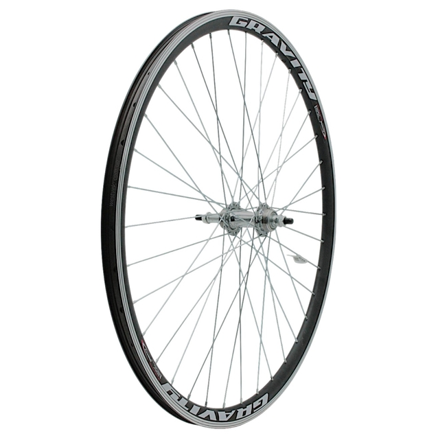 Колесо 28-29 зад, обід 2-ний чорний, втулка ST. на віночках, диск різьба фото westvelo.com