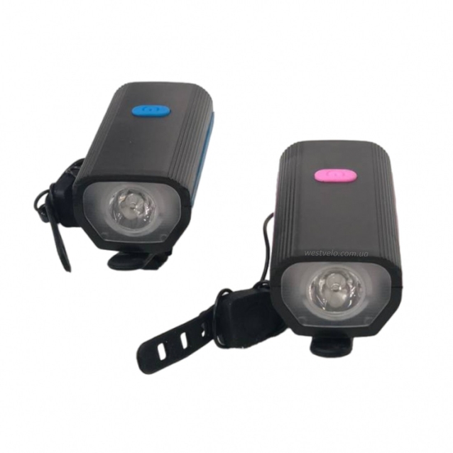 Фара з сигнал на usb зарядку CYGM-858 фото westvelo.com
