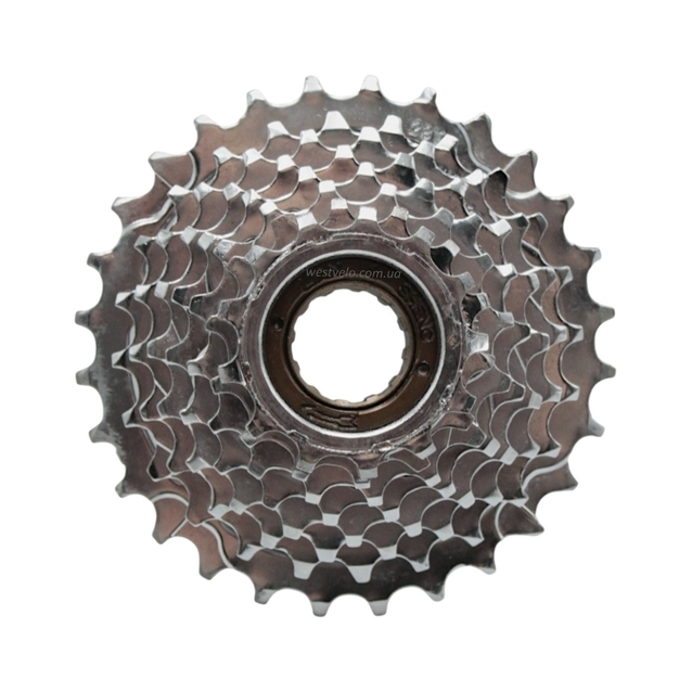 Зірка задня різьбова 8-рик LIAN SHENG, нікель (13-28Т) фото westvelo.com