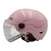 Мото шолом, відкритий (S-M) "DAVID" D316, рожевий глянцевий (ABS) фото westvelo.com
