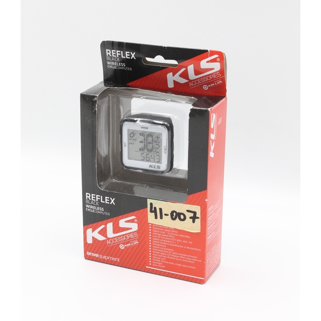 Велокомп'ютер KLS Reflex WL чорни, безпровідний (14 functions) фото westvelo.com