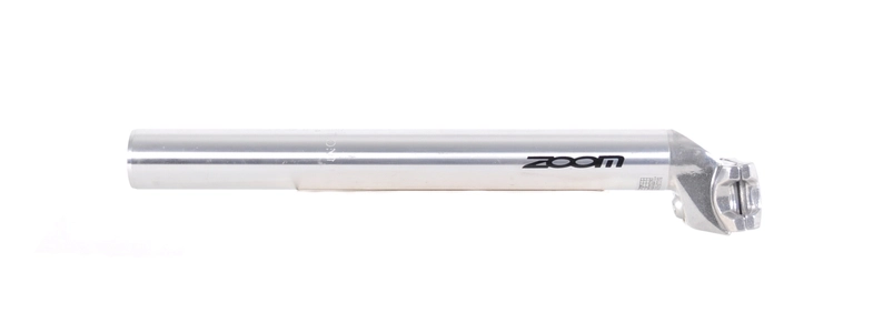 Труба сідла Ø30.4 мм алюміній, L-30см, на глагол, нікель "ZOOM" SP-С207