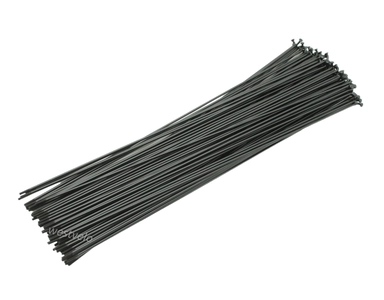 Спиця 249 мм, чорна, з головкою 14G   /144/