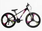 Велосипед 26 AL Corso «EVOLUTION» EV-26790 алюміній 13", (к-т SHIMANO) чорно-фіолетово-рожевий фото westvelo.com