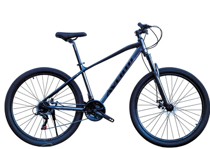 Велосипед 27.5 AL Corso «AVENTO» AN-81667 алюміній 17", (к-т SHIMANO) графітовий