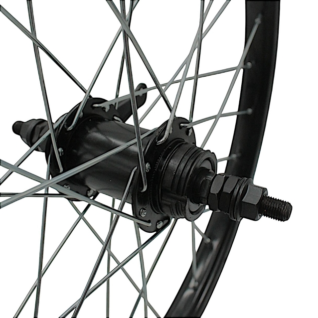 Колеса 20 обід чорний, перед + зад з втулкою Falcon (чорна) + к-т фото westvelo.com