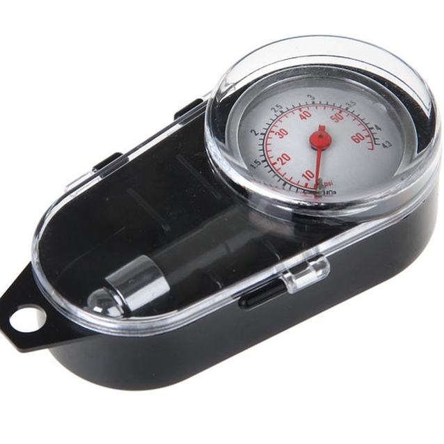 Манометр авто металевий в футлярі фото westvelo.com