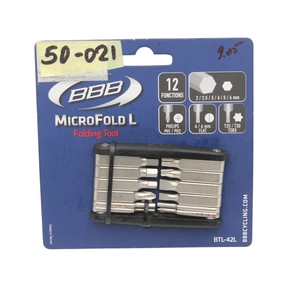 Мультитул BBB (BTL-42L MicroFold L), 6-гранники, чорний (12 елементів) (Тайвань)