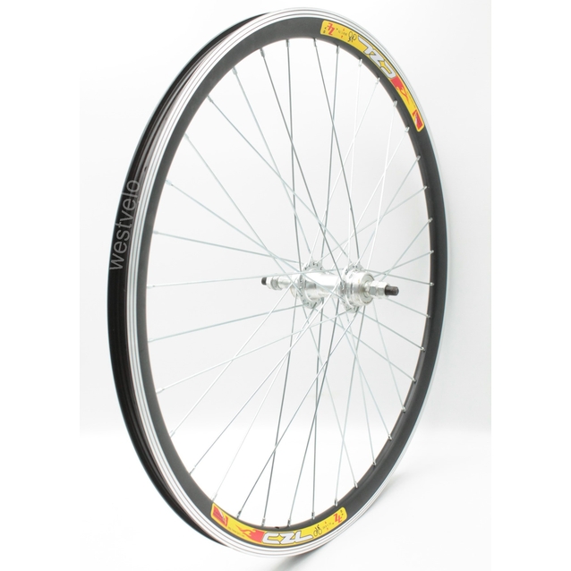 Колесо 28-29 зад, обід 2-ний чорний, втулка AL на віночках, диск різьба (Gravity) фото westvelo.com
