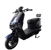 Електроскутер Corso «PILOT» PL-067310, двигун 1500W, акумулятор 72V 32Ah графеновий, синьо-сірий, колеса 10" + 1 ящик. акум фото westvelo.com