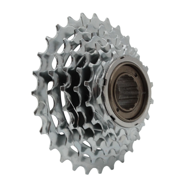 Зірка задня різьбова 6-рик нікель (14-28T) фото westvelo.com