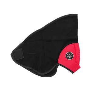 Маска обличчя пилозахисна мото X-Port (#18) чорно-червона з фільтром