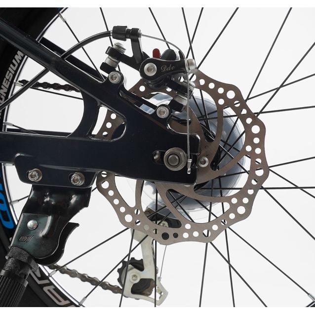 Велосипед 20 MG Corso «CAMARO» CM-48526 магній 11", (к-т SHIMANO) чорно-синій фото westvelo.com