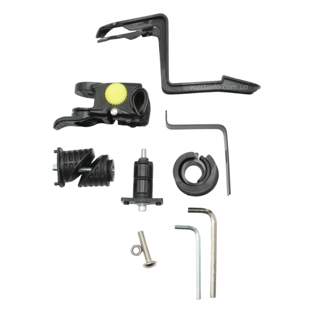 Крила пластик 26-29 кріпл. труба сідла, XQNB-065 (пер. в вилку) фото westvelo.com