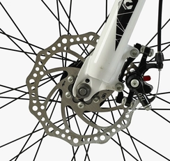 Велосипед 24 AL Corso «OPTIMA» TM-24100 алюміній 11", (к-т SHIMANO) чорний