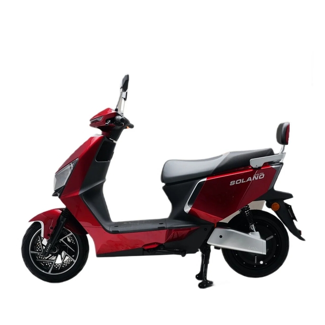 Електроскутер Garow «SOLANO» CR-280446, двигун 2500W, акумулятор 72V 30Ah літій-залізо-фосфатний, червоний, колеса 12" фото westvelo.com