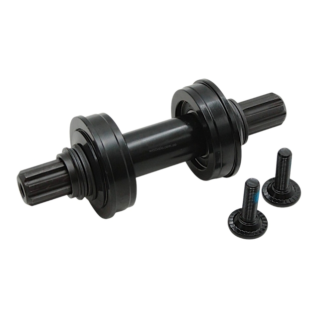 Каретка шліци BMX KENLI (KL-06F) (8T-19мм 150мм)  2 пром-підшипники (19/41 28/11) (American Type) фото westvelo.com