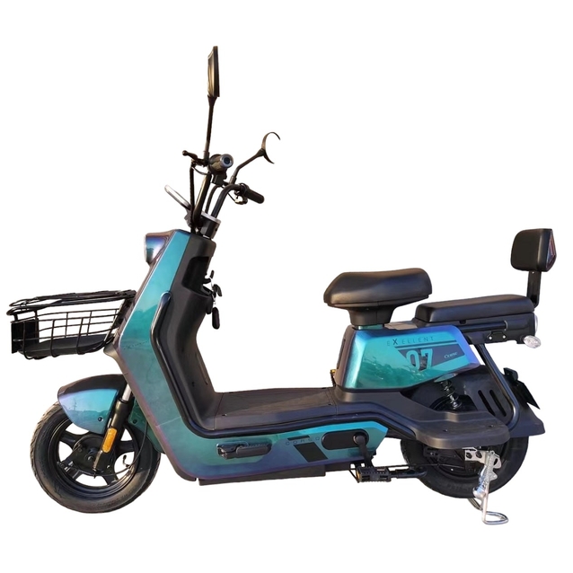 Електровелосипед Corso «EXELLENT» EX-15588 двигун 500W, акумулятор 60V/20Ah, хамелеон(синьо-фіолет)