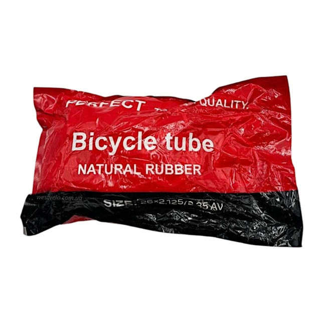 Камера 26 короткий ніпель AV 35mm PERFECT (2.125-2.35) фото westvelo.com