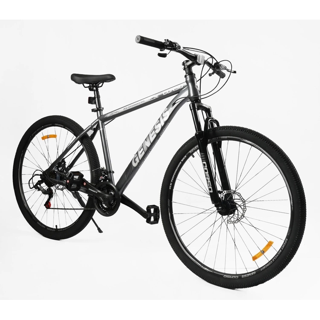 Велосипед 29 ST Corso «GENESIS»  GN-29279 сталь 19", (к-т SunRun) графітовий фото westvelo.com