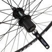 Колесо 28-29 зад, обід 2-ний чорний, втулка AL. Quando касета (8-9), ексцентрик, чорна спиця (Gravity) фото westvelo.com