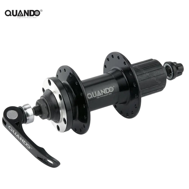 Втулка мтв задня, QUANDO, касета 8-10S, алюмінієвана, диск гальма 6 болтів, під ексцентрик  32 спиці (50) фото westvelo.com