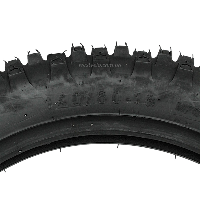 Покришка "18" 140/80-18 <SERVIS> Пакистан, SENDURO, крос TT фото westvelo.com