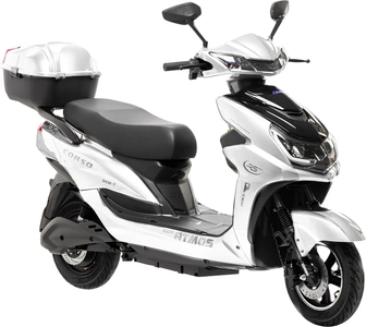 Електроскутер Corso «ATMOS»TS-402813, двигун 2000W, акумулятор  72V/35Ah графеновий, білий, колеса 10" + 1 ящик. акум