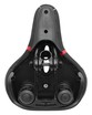 Сідло на демпферах з отвором AVANTI № 189 GEL, чорне з крапками (червоні) фото westvelo.com