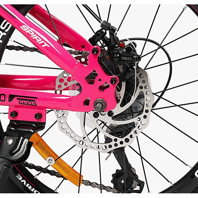 Велосипед 20 ST Corso «SPIRIT» ST-40822 сталь 11", (к-т SHIMANO) рожевий фото westvelo.com