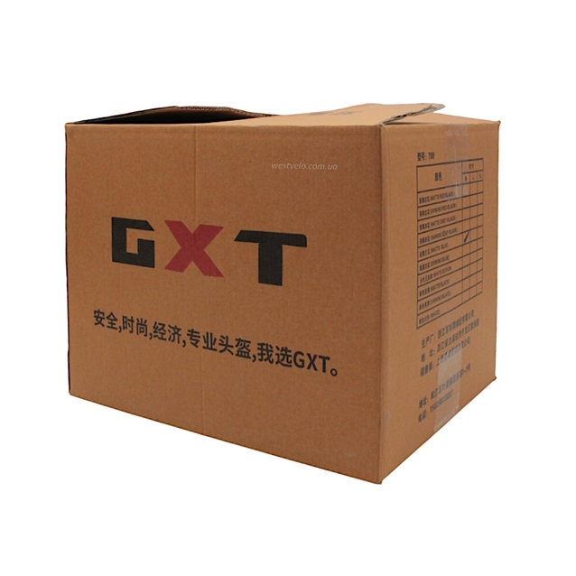 Мото шолом, відкритий (M) GXT "1001-1", чорний матовий з синіми вставками з відкидними окулярами фото westvelo.com