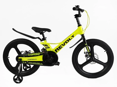Дитячий велосипед 20 MG Corso «REVOLT» MG-20884 магнієва рама, жовтий