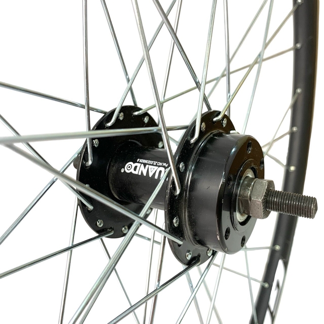 Колесо 28-29 перед, обід 2-ний чорний, втулка ST. Quando, диск 6 болтів (Gravity) фото westvelo.com