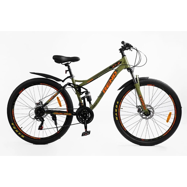 Велосипед 27.5 ST Corso «REND» RD-91533 сталь 15", (к-т SHIMANO) хакі фото westvelo.com