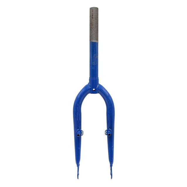 Вилка 16 сталева синя з кріпленням під V-brake, шток L-200mm р.з L-90mm фото westvelo.com