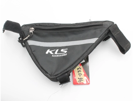 Сумка на раму (понижену) трикутна KLS (FRAMY (Lady) (25/22/16см) чорна