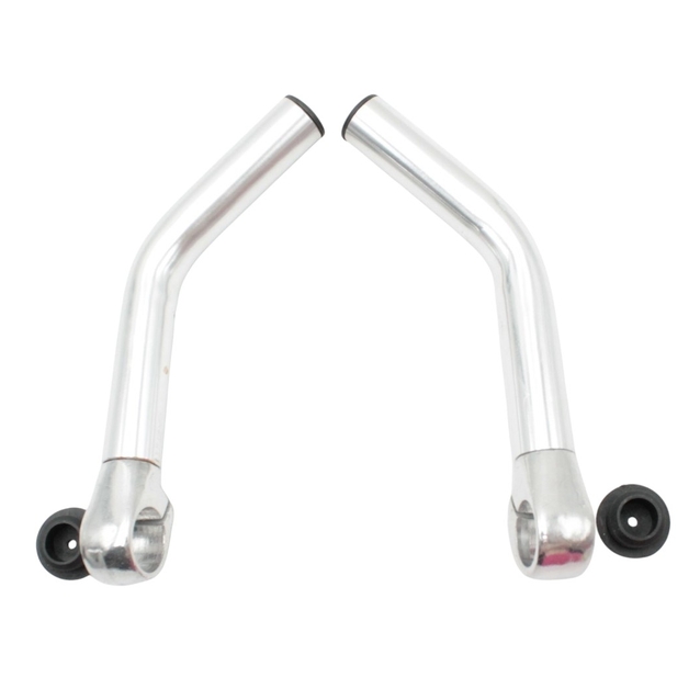 Роги руля алюміній нікель L-160мм. фото westvelo.com