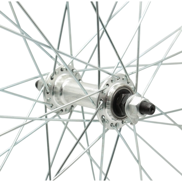 Колесо 26 перед, обід 2-ний чорний, втулка AL на промах (Gravity) фото westvelo.com