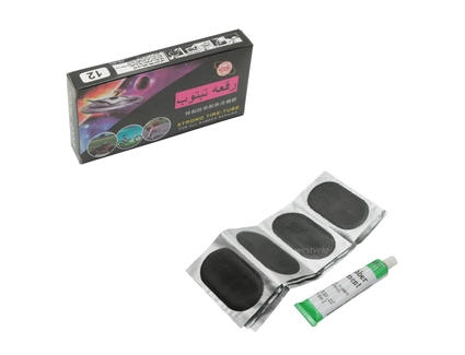 Латки + клей RS 12 круглі (чорні)