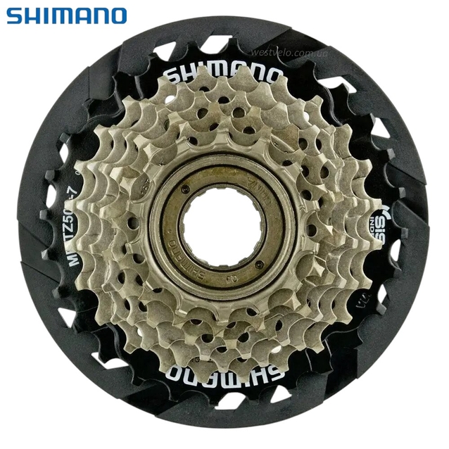Зірка задня різьбова 7-рик SHIMANO TZ-500 з захистом (14-28T) фото westvelo.com