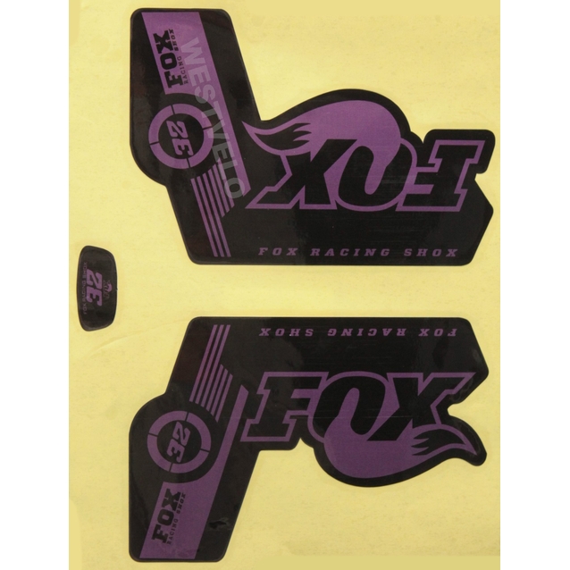 Наклейки на вилку. FOX "прінт 28" фото westvelo.com