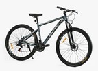 Велосипед 29 ST Corso «ALPHA» LF-29360 сталь 19", (к-т SHIMANO) графіт (сіро-блакитний)