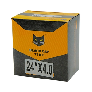 Камера 24-4.0 довгий ніпель AV 48mm BLACK CAT (FAT-BIKE)