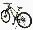 Велосипед 26 AL Corso «BLADE» BD-26204 алюміній 13", (к-т SHIMANO) чорно-салатовий фото westvelo.com