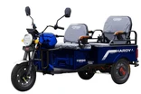 Трицикл вантажний Corso «HARDY» HR-721106, двигун 1200W, акумулятор 60V/38Ah графеновий, синій 4 МІСЦЯ + 1 ящик. акум, колеса 12" фото westvelo.com