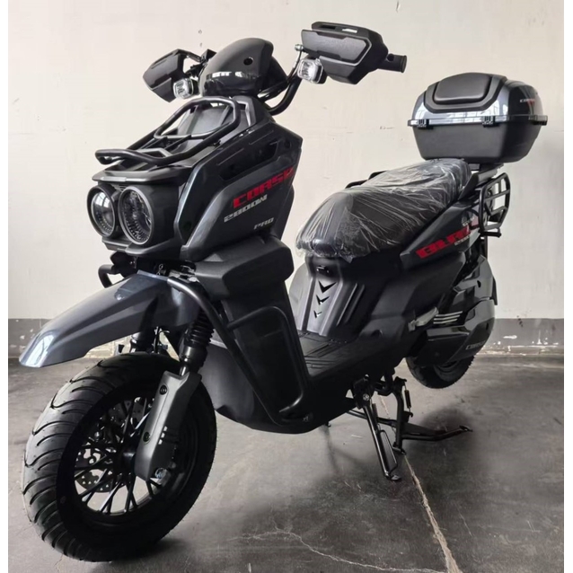 Електроскутер Corso «BLACKFURY» BF-645014, двигун 2800W, акумулятор 72V/40Ah літій-залізо-фосфатний, графітовий фото westvelo.com