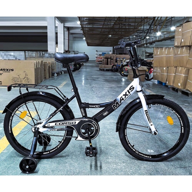 Дитячий велосипед 20 ST Corso «MAXIS» MX-93420 чорно-білий фото westvelo.com
