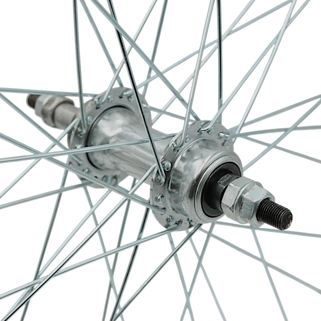 Колесо 26 зад, обід AL 1-ний сірий, вт. ST. на віночках фото westvelo.com