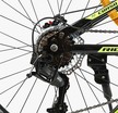 Велосипед 24 ST Corso «RIDER» RD-24778 сталь 11", (к-т LTWOO-A2) чорно-салатовий фото westvelo.com